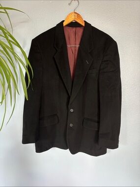 HORIZON CASHMERE Blend men’s blazer. fabric woven in Italy . Classic vintage.
